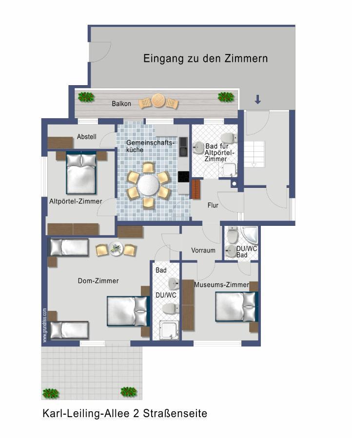 Zimmer Am Museum Speyer Eksteriør bilde
